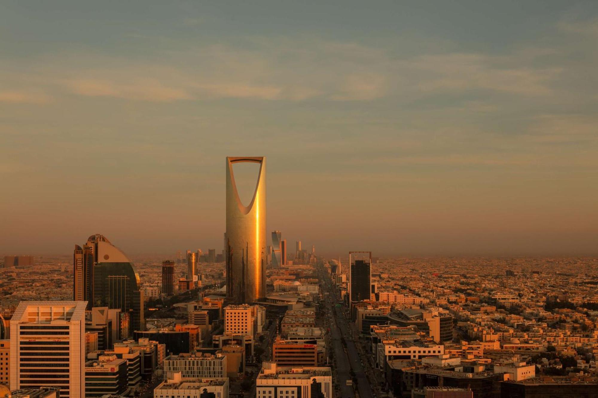 Hyatt Regency Riyadh Olaya Exterior foto Riyadh skyline